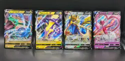 Japanese Pokemon 4 Card Lot: Toxtricity V, Zacian V, Rayquaza V , Etc LP Cards - Image 1