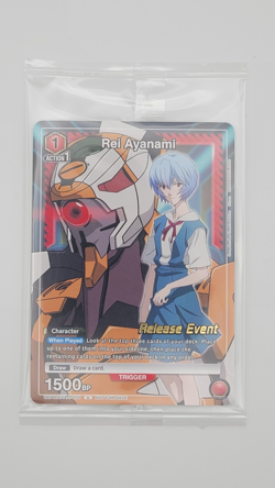 Union Arena Evangelion Release Event Pack w/Rei Ayanami Promo (Sealed) - Image 4