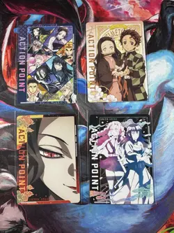 Union Arena: Demon Slayer Vol 2 - Lot Of 4 Cards Action Point Card AP01 ➡ AP04 - Image 1