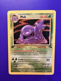 MUK 28/62 FOSSIL 1ST EDITION NON-HOLO 1999 POKEMON TCG - Image 1