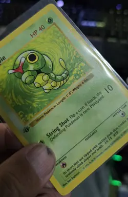 6 Vintage Pokemon Base Set Shadowless Lot WOTC Yellow Cheeks Pikachu LP/MP/HP - Image 5