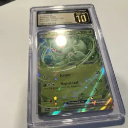 CGC 10 PRISTINE Graded Pokemon 2023 Sprigatito ex SV BSP SVP 087 Adventure Chest - Image 2