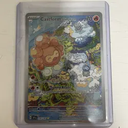 Pokemon TCG - Castform Sunny Form 195/191 Illustration Rare Surging Sparks NM - Image 1