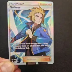 Pokemon Volkner (Full Art) 156/156 Sm-Ultra Prism Holo 2018 - NM - Image 1