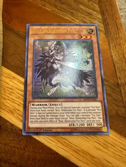Beat, Bladesman Fur Hire MP19-EN247 1st Edition Ultra Rare NM + BONUS - Image 1