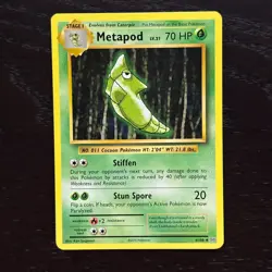 Metapod 4/108 Pokemon Evolutions XY Regular Uncommon Card NM - Image 1