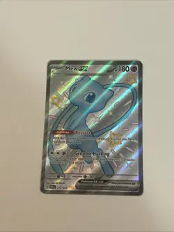 Mew EX Pokemon Card - XY Series Holo Rare Trading Card 216/091 - Image 1