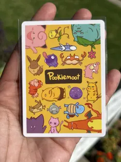 Near Mint Pookiemoot Lil Squirt #0007 Squirtle Pokemon Fan Art Card - Image 2
