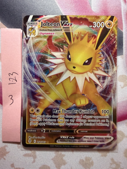 Pokemon TCG Jolteon VMAX 51/203 Ultra Rare Holo NM - Image 1