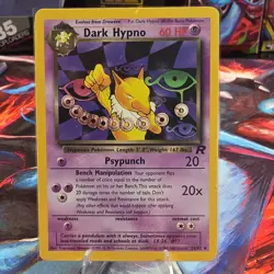 Wizards of the Coast Pokemon TCG Dark Hypno 26/82 Team Rocket 1st Ed Rare EN - Image 1