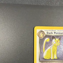 Pokemon TCG Dark Persian Promo Holo Wotc 17 60 HP Stage 1 2000 with a swirl - Image 2