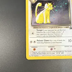 Pokemon TCG Dark Persian Promo Holo Wotc 17 60 HP Stage 1 2000 with a swirl - Image 5