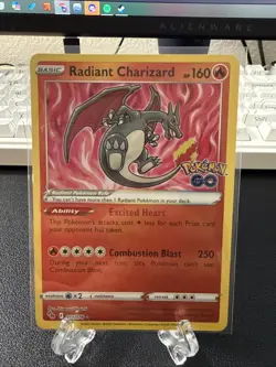 Radiant Charizard 011/078 Radiant Rare Pokemon GO Pokemon Near Mint - Image 1