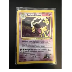 Pokemon TCG Sabrina's Alakazam 16/132 Gym Challenge Holo Rare Unlimited - Image 1