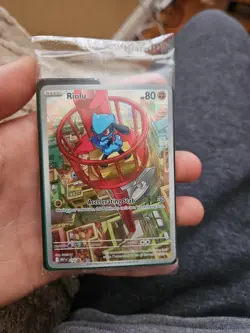 Pokemon Riolu Full Art Promo Holo Me: Mega Evolution Promo 010 HP 80 SEALED - Image 1