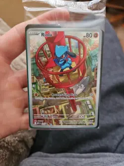 Pokemon Riolu Full Art Promo Holo Me: Mega Evolution Promo 010 HP 80 SEALED - Image 3