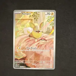 Pokemon Yamper 099/094 ME02 Phantasmal Flames Illustration Rare Holo Full Art NM - Image 1