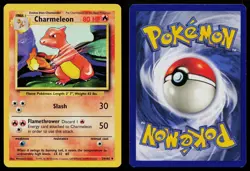 CHARMELEON 24/102 UNCOMMON BASE SET UNLIMITED POKEMON LP - Image 3