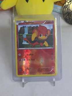 Pansear 21/114 Double Album Energy Reverse Holo Promo Pokemon Black White Rare! - Image 1
