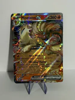 Pokemon TCG Ninetales EX Scarlet & Violet-151 038/165 Holo Double Rare - Image 2