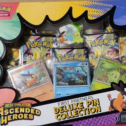 Pokemon Mega Evolution Ascended Heroes Deluxe Pin Collection Promo Booster Box - Image 4