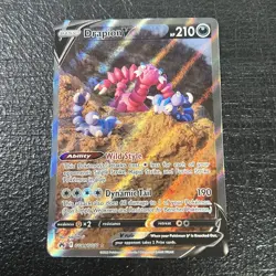 Pokemon Drapion V GG49/GG70 Crown Zenith Galarian Gallery Full Art Holo Rare NM - Image 1