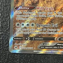 Pokemon Drapion V GG49/GG70 Crown Zenith Galarian Gallery Full Art Holo Rare NM - Image 5