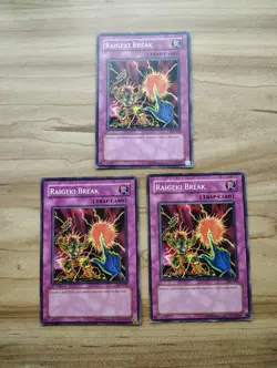 Yu-Gi-Oh! - Raigeki Break 3x - Full Playset Of Cards - Image 2