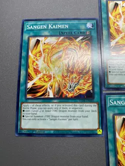 Yu-Gi-Oh! 4X Sangen Kaimen Common 1st Edition LEDE-EN060 NM/M - Image 2