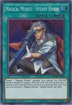 Yu-Gi-Oh! - Magical Musket - Steady Hands - SPWA-EN023 - Super Rare - 1ST E.- NM - Image 1