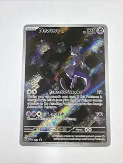 Pokemon Mewtwo 052 Sv: Scarlet & Violet Promo 2023 Holo 130 HP Psychic Card - Image 1