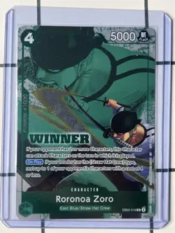 Roronoa Zoro (Winner Pack 2025 Vol. 3) EB02-019 One Piece Promotion Cards Foil - Image 1