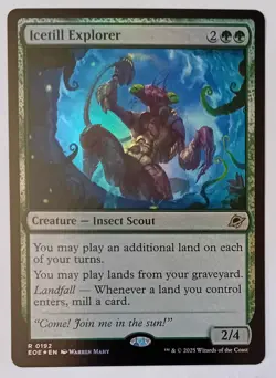 FOIL Icetill Explorer. 0192. Edge of Eternities - Image 1