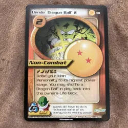 Dragon Ball Z CCG card Dende Dragon Ball 1 2 3 4 5 6 7 unlimited Rare NM - Image 3