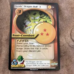 Dragon Ball Z CCG card Dende Dragon Ball 1 2 3 4 5 6 7 unlimited Rare NM - Image 4