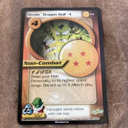 Dragon Ball Z CCG card Dende Dragon Ball 1 2 3 4 5 6 7 unlimited Rare NM - Image 5