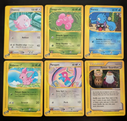2003 Pokemon Aquapolis 6 Card Lot - Image 1