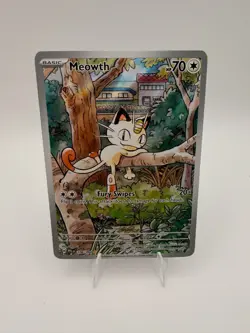 Meowth Illustration Rare Card Phantasmal Flames 106/094 Pokemon NM - Image 1