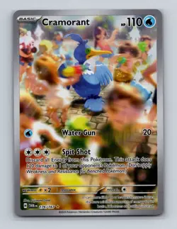 Cramorant 176 Pokemon Twilight Masquerade Illustration Rare Card NM+ (b) - Image 1