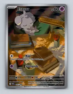 Espurr 095 2026 Pokemon Perfect Order Illustration Rare Card NM+ (a) - Image 1