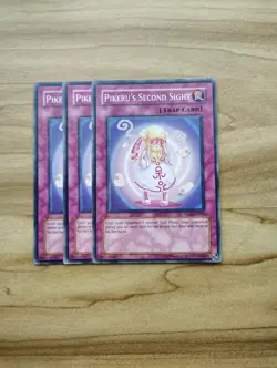 Yu-Gi-Oh! - Pikeru's Second Sight 3x - Full Playset Of Cards - Image 1