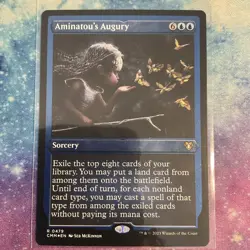 Aminatou's Augury (REGULAR) x1 - MTG Commander Masters CMM #479 - Image 1