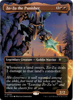 Zo-Zu the Punisher MTG Secret Lair Countdown Kit Rare LP Pck Fresh - Image 2