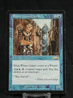 Magic the Gathering Ertai, Wizard Adept Exodus Regular ~MP~ - Image 1