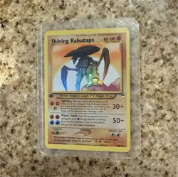 Pokemon TCG Shining Kabutops 108/105 Neo Destiny Holo Secret Rare English ReP - Image 1