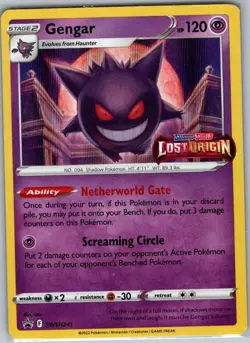 Gengar - (Prerelease) SWSH241 Holo Sword & Shield Promo - Pokemon Card - NM - Image 1