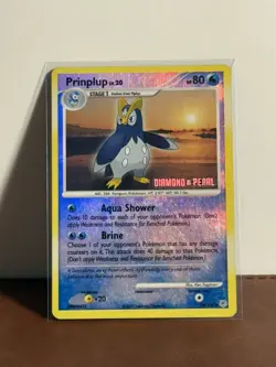 Pokemon TCG Prinplup - 58/130[Diamond & Pearl]Burger King Promos (BKP) LP CLEAN - Image 1