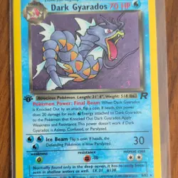 1st Edition Dark Gyarados 8/82 Team Rocket Holo - Image 1
