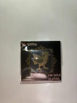 Spearow 24k Gold Plated Sticker Korean Striking Candy Pokemon NM/M - Image 1
