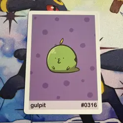 Pookiemoot Gen 3 - Gulpit (Gulpin) #0316 - Pokemon Fan Art Non TCG - Image 1